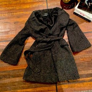 Wrap coat, thick & extra cozy!